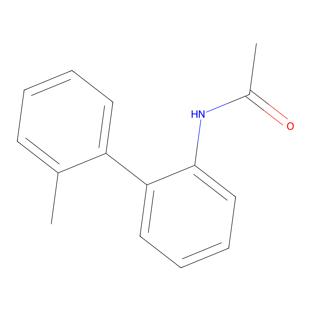 N-(2'-methyl-[1,1'-biphenyl]-2-yl)acetamide molecular structure, CAS 1616966-63-2