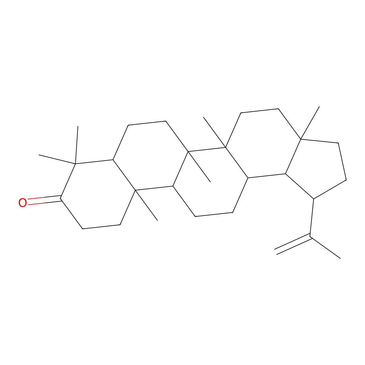 Lupenone molecular structure, CAS 1617-70-5