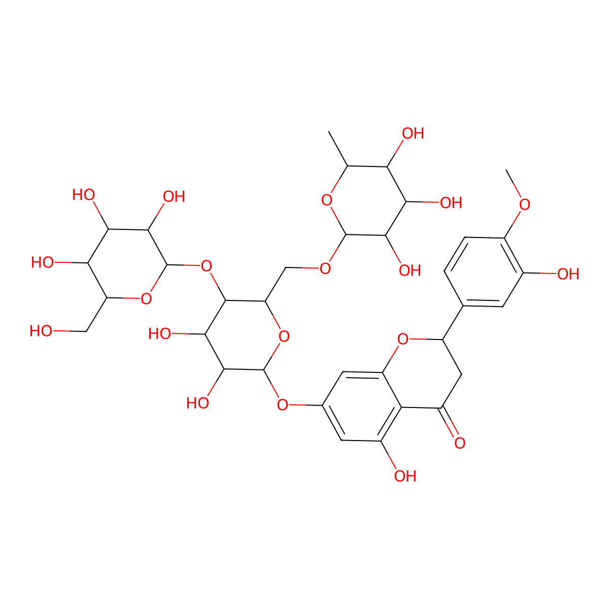 alpha-Glucosyl Hesperidin molecular structure, CAS 161713-86-6