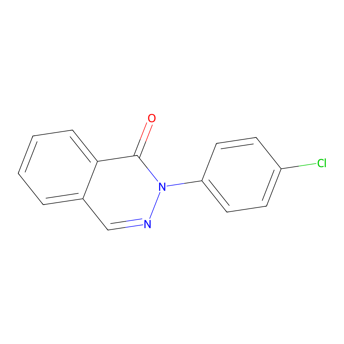 2-(4-Chlorophenyl)-1-phthalazinone molecular structure, CAS 161716-23-0