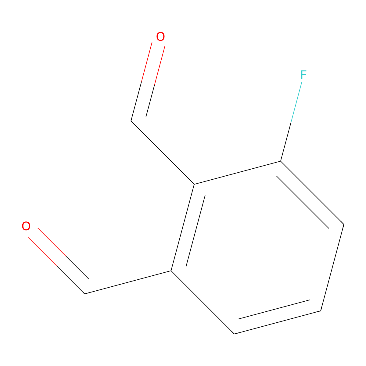 3-Fluorobenzene-1,2-dicarbaldehyde molecular structure, CAS 161747-14-4