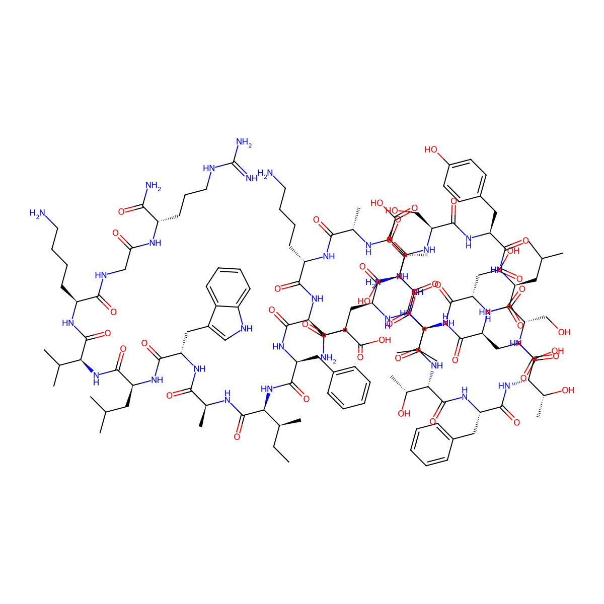 Glp-1-(9-36) molecular structure, CAS 161748-29-4