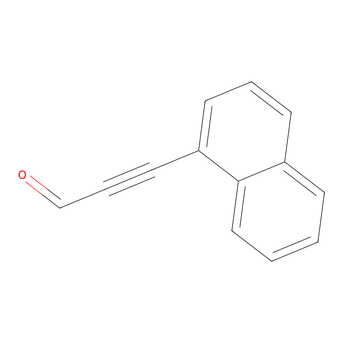 3-(1-Naphthalenyl)-2-propynal molecular structure, CAS 16176-23-1