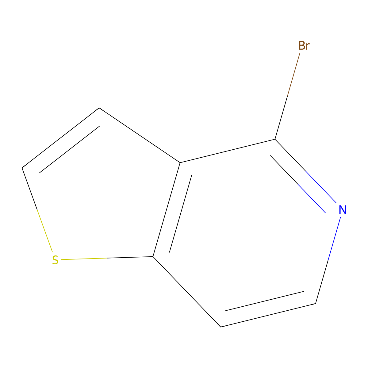 4-Bromothieno[3,2-c]pyridine molecular structure, CAS 161823-02-5
