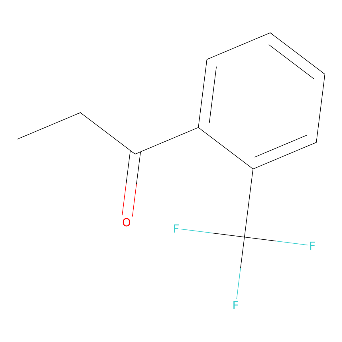 2-(Trifluoromethyl)propiophenone molecular structure, CAS 16185-96-9