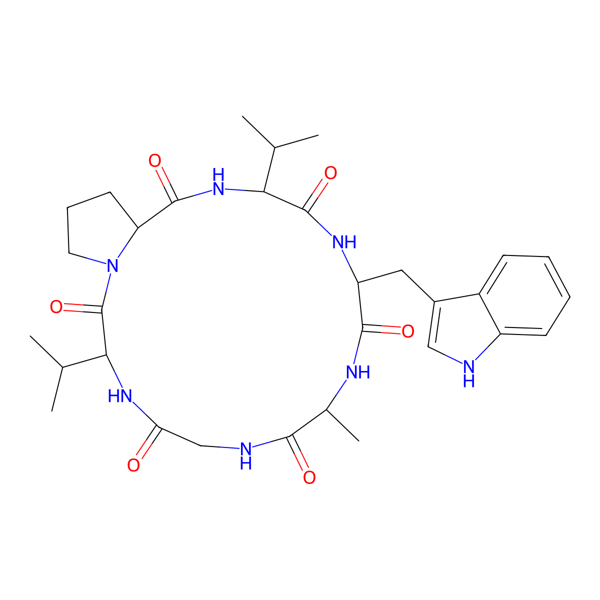 Segetalin A molecular structure, CAS 161875-97-4