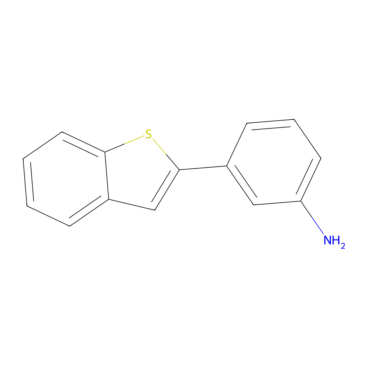 3-(Benzo[b]thiophen-2-yl)aniline molecular structure, CAS 161886-98-2