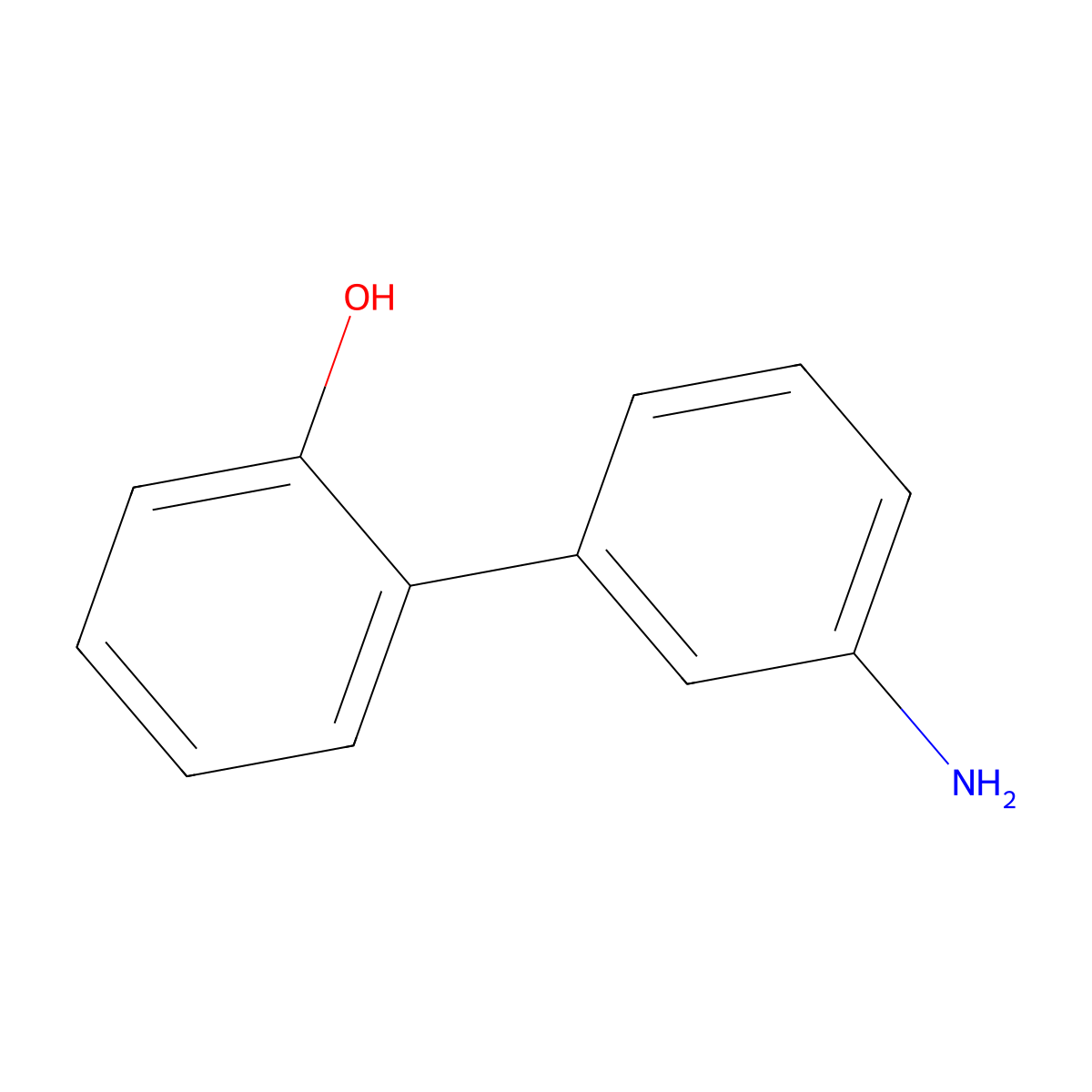 2-(3-Aminophenyl)phenol molecular structure, CAS 161887-01-0