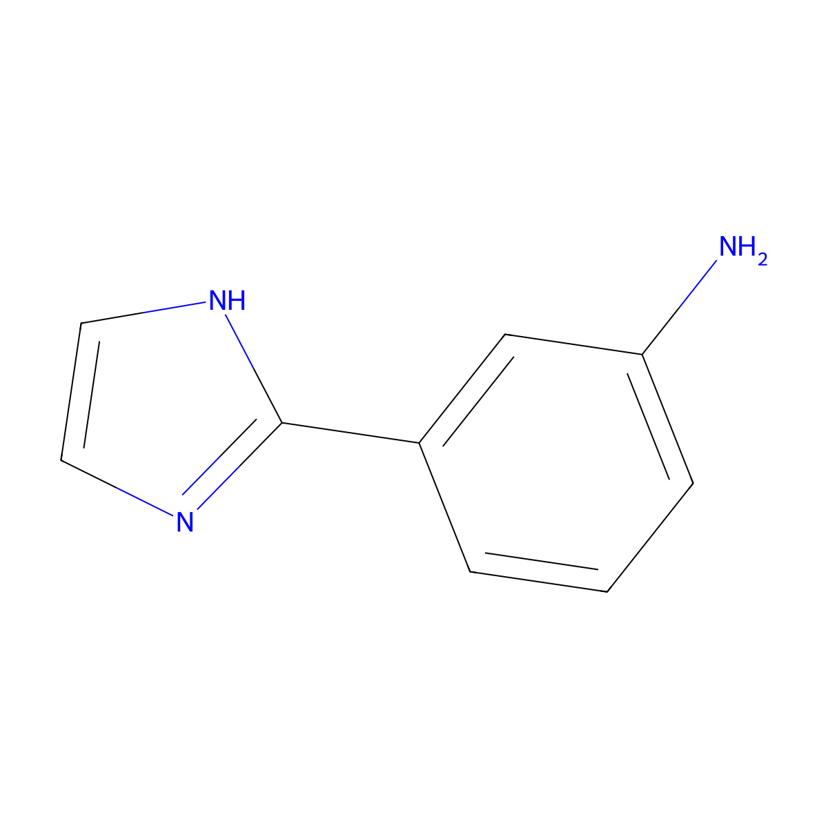 3-(1H-Imidazol-2-yl)aniline molecular structure, CAS 161887-05-4