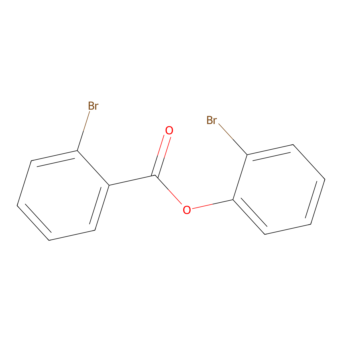 2-Bromophenyl 2-bromobenzoate molecular structure, CAS 161889-88-9