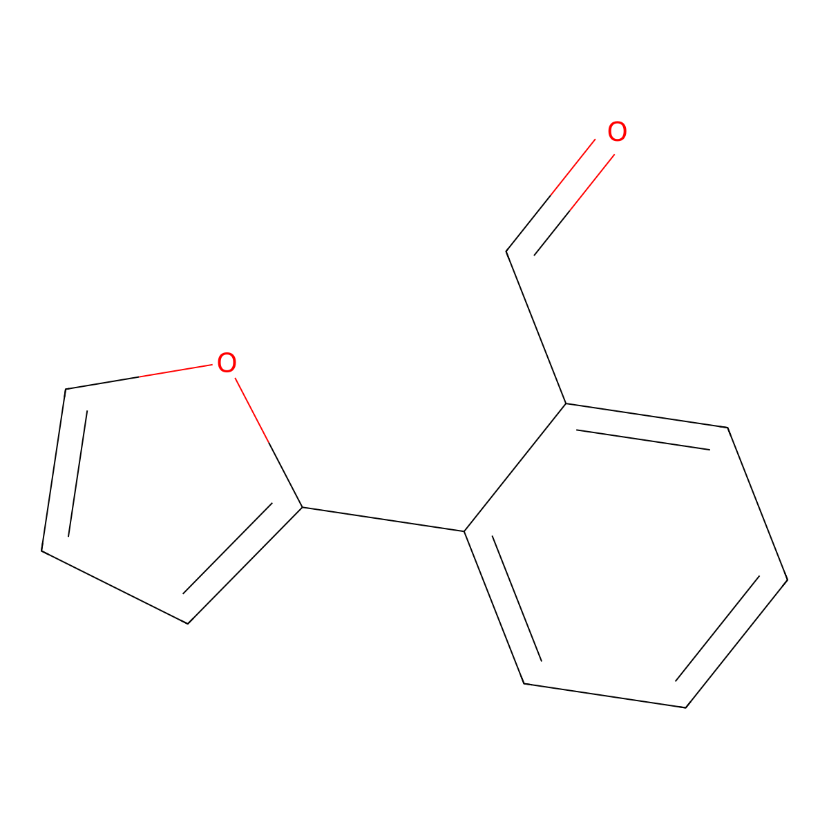 2-(Furan-2-yl)benzaldehyde molecular structure, CAS 16191-32-5