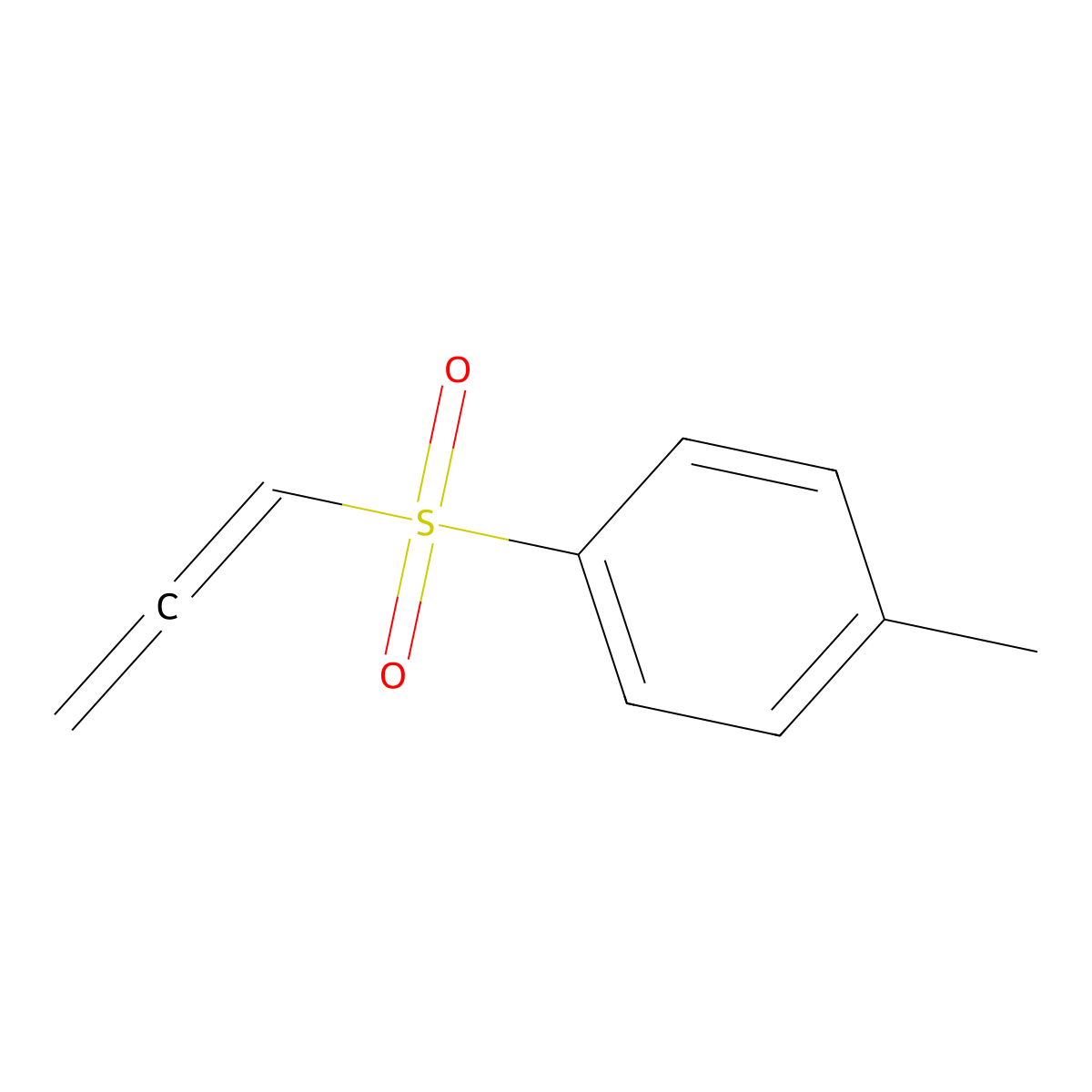 p-Tolyl propadienyl sulphone molecular structure, CAS 16192-08-8