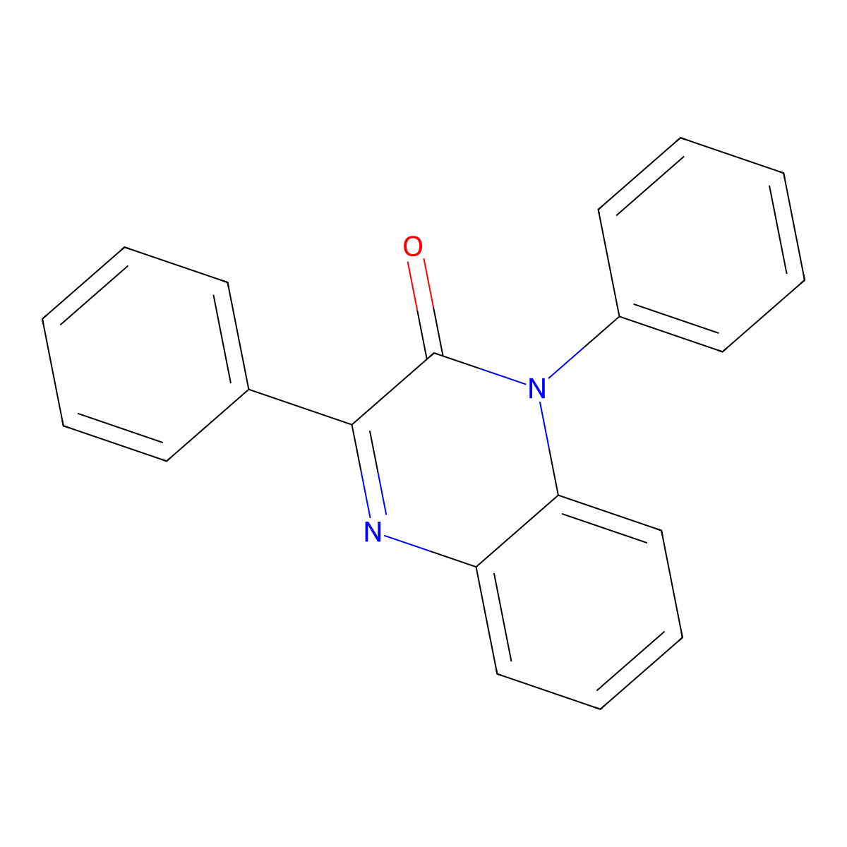 2(1H)-Quinoxalinone, 1,3-diphenyl- molecular structure, CAS 16194-28-8