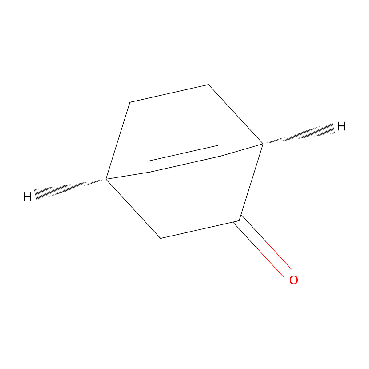 (1R,4R)-bicyclo[2.2.2]oct-5-en-2-one molecular structure, CAS 16196-15-9