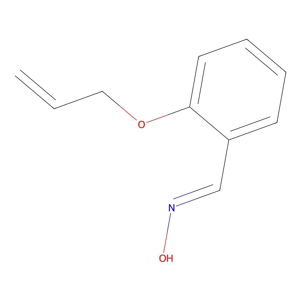 Benzaldehyde, 2-(2-propenyloxy)-, oxime molecular structure, CAS 16198-35-9