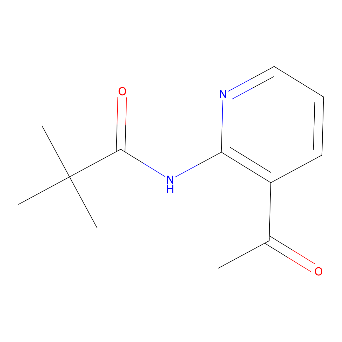 N-(3-Acetylpyridin-2-YL)pivalamide molecular structure, CAS 161987-58-2