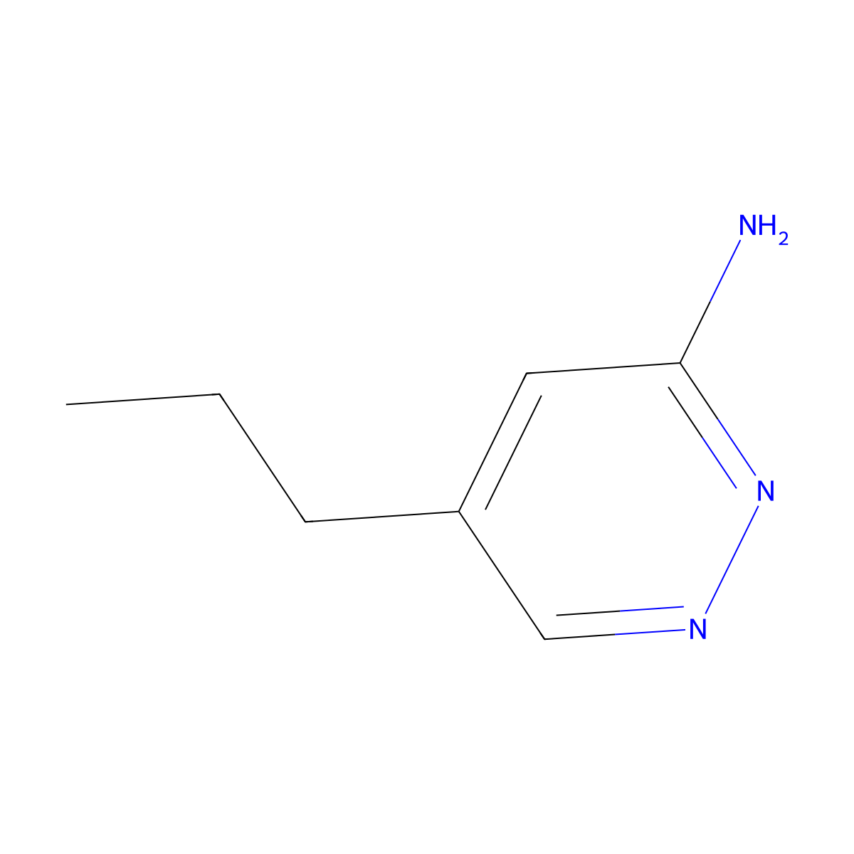 5-Propylpyridazin-3-amine molecular structure, CAS 1619898-21-3