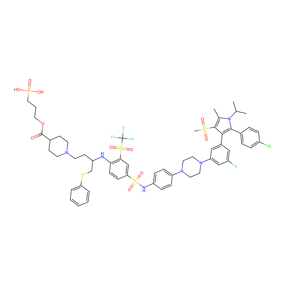 Pelcitoclax molecular structure, CAS 1619923-36-2