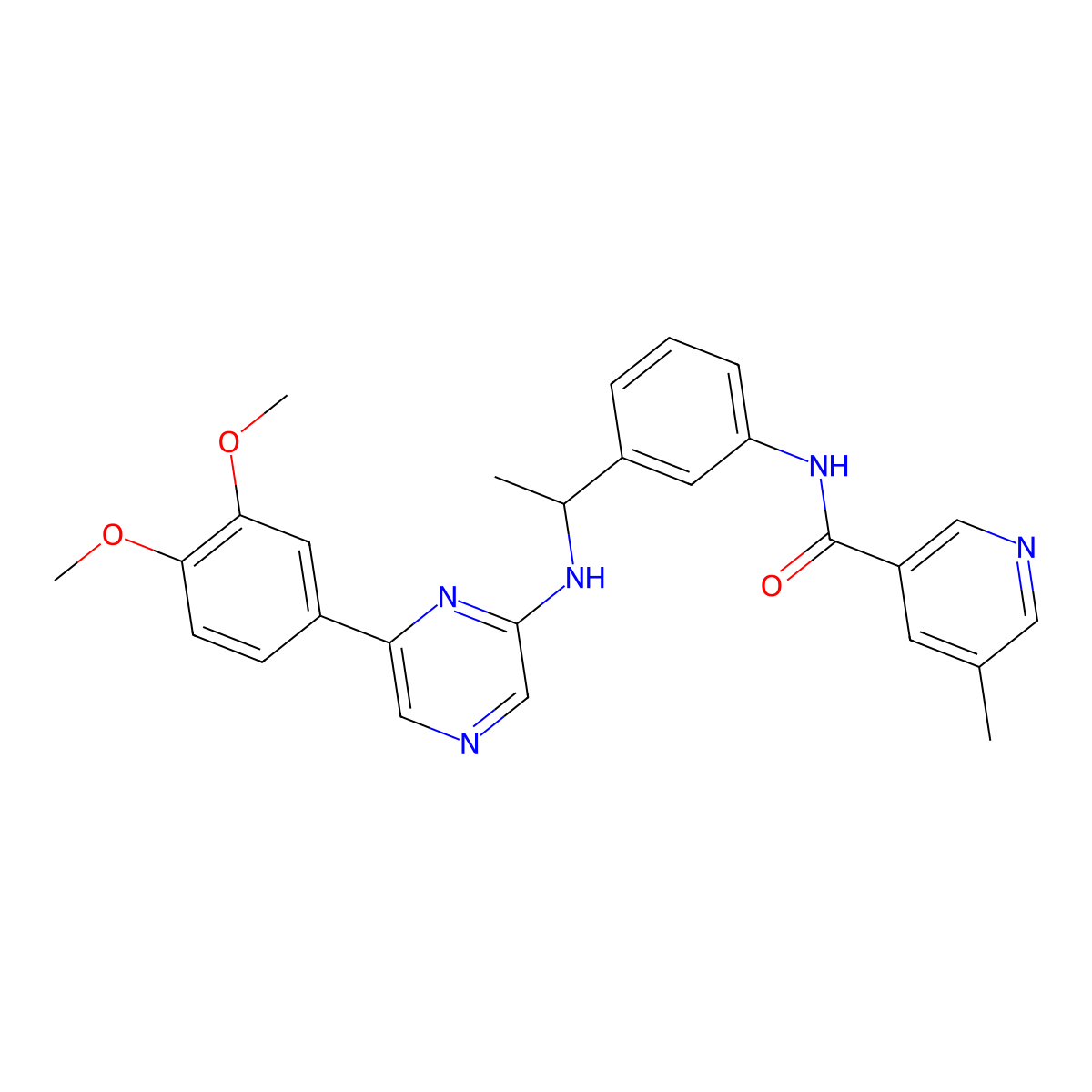 Seralutinib molecular structure, CAS 1619931-27-9