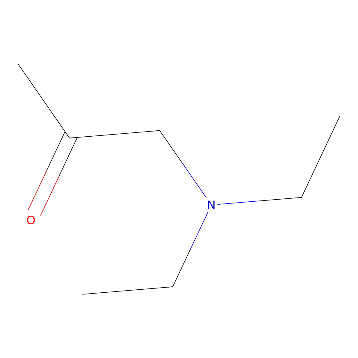 (Diethylamino)acetone molecular structure, CAS 1620-14-0
