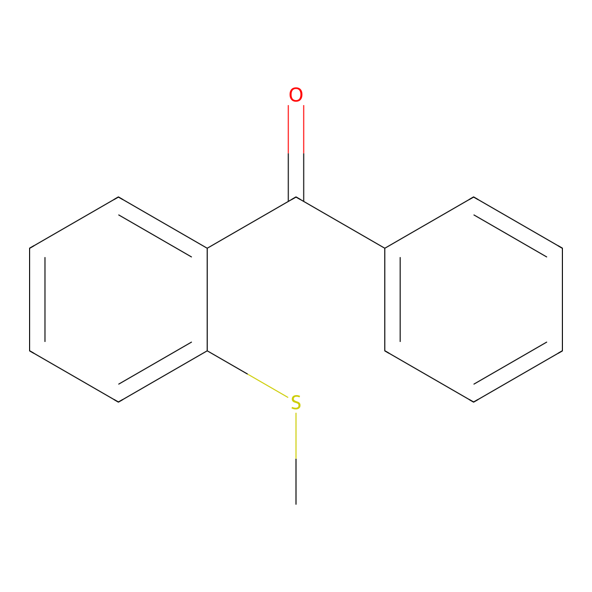 [2-(Methylsulfanyl)phenyl](phenyl)methanone molecular structure, CAS 1620-95-7