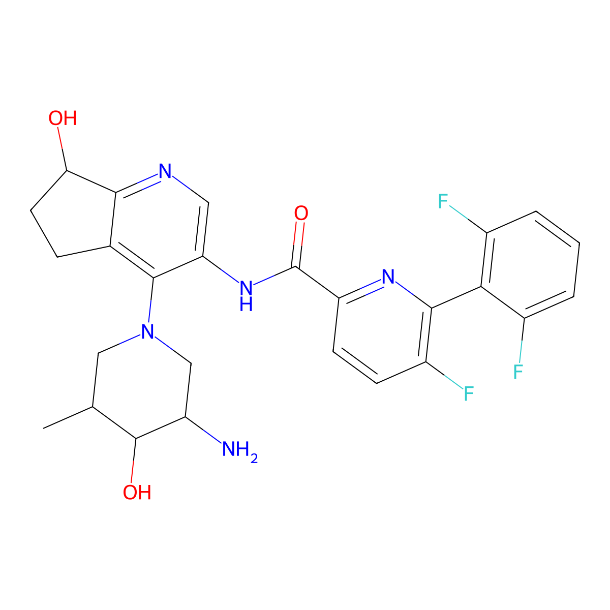 Uzansertib molecular structure, CAS 1620012-39-6
