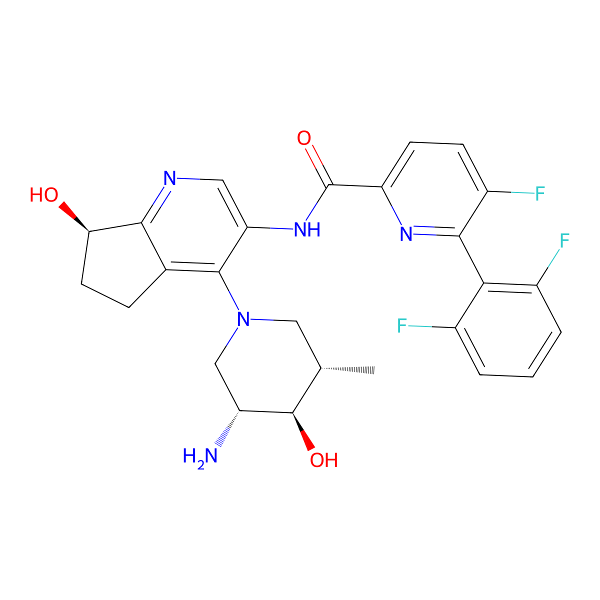 Uzansertib molecular structure, CAS 1620012-39-6