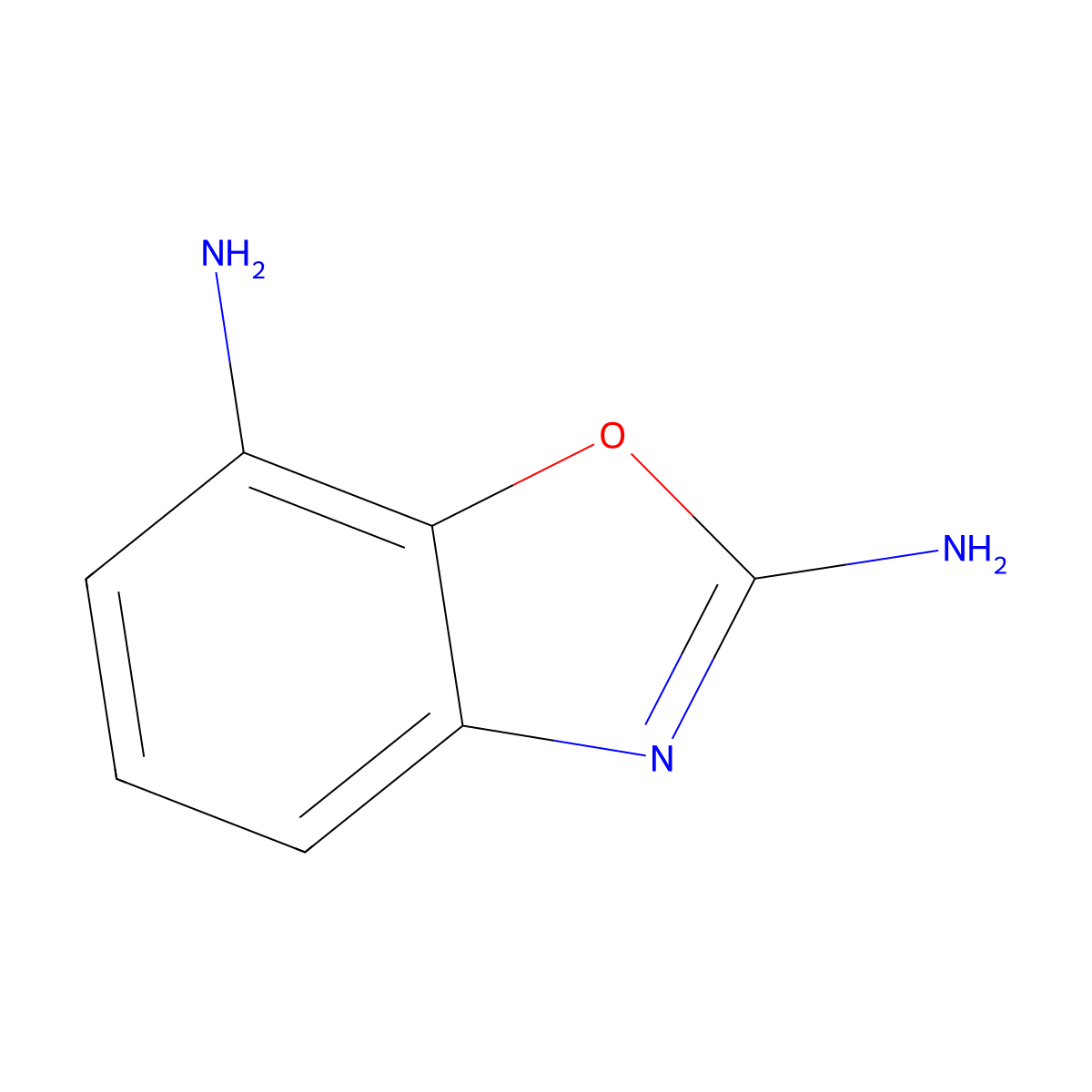 Benzo[d]oxazole-2,7-diamine molecular structure, CAS 1620016-40-1