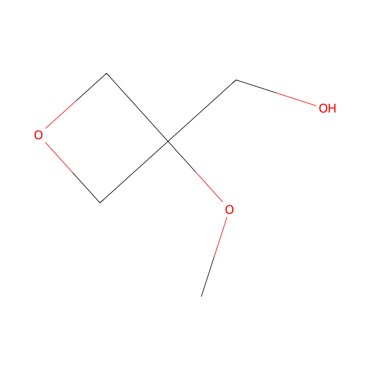 (3-Methoxyoxetan-3-yl)methanol molecular structure, CAS 1620017-02-8