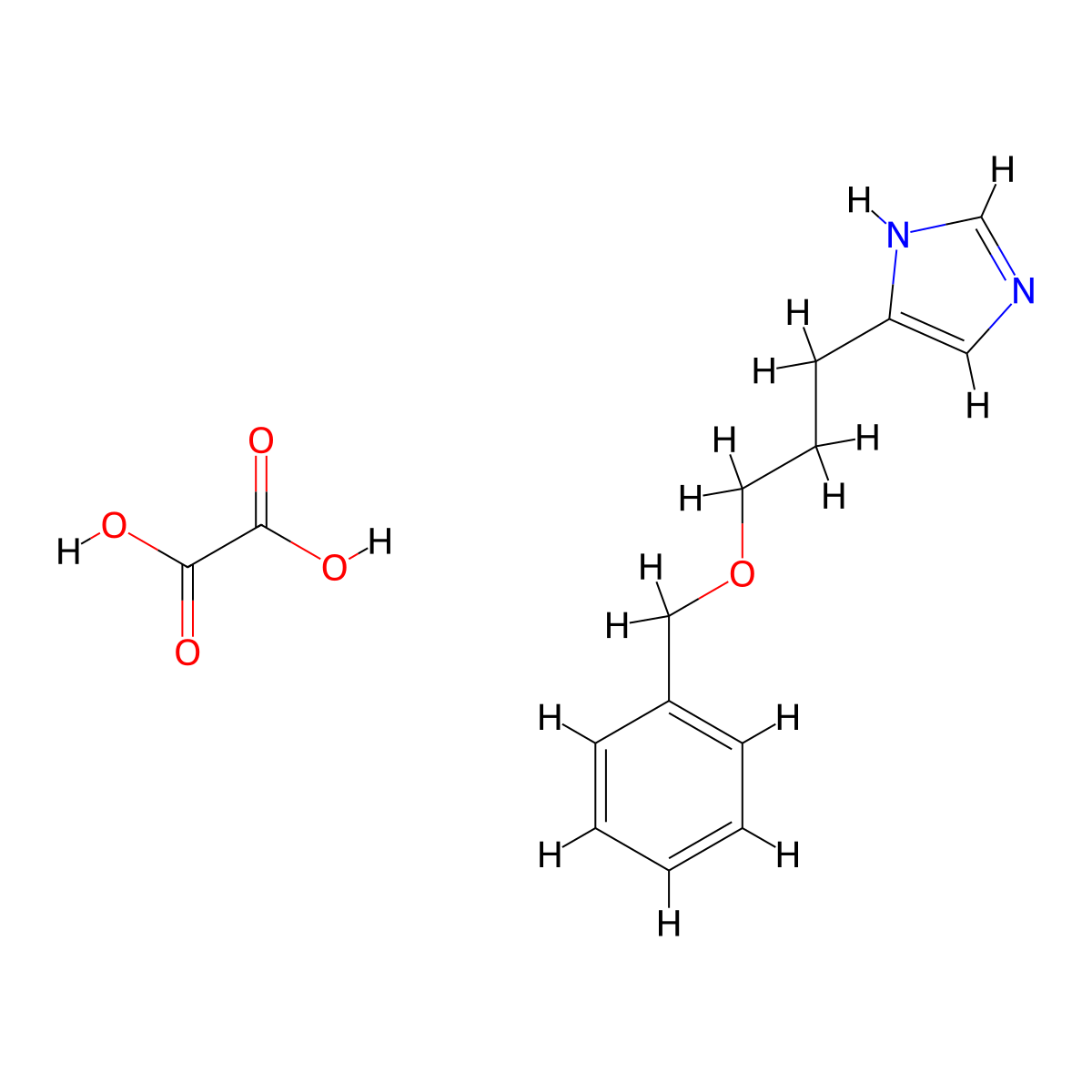 Proxyfan oxalate molecular structure, CAS 1620017-81-3