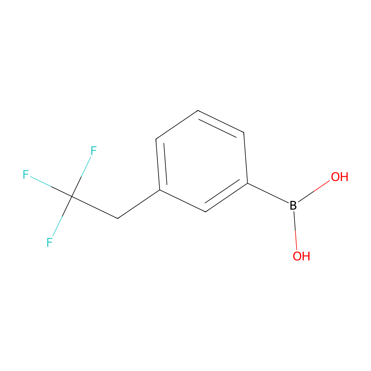 (3-(2,2,2-Trifluoroethyl)phenyl)boronic acid molecular structure, CAS 1620056-82-7