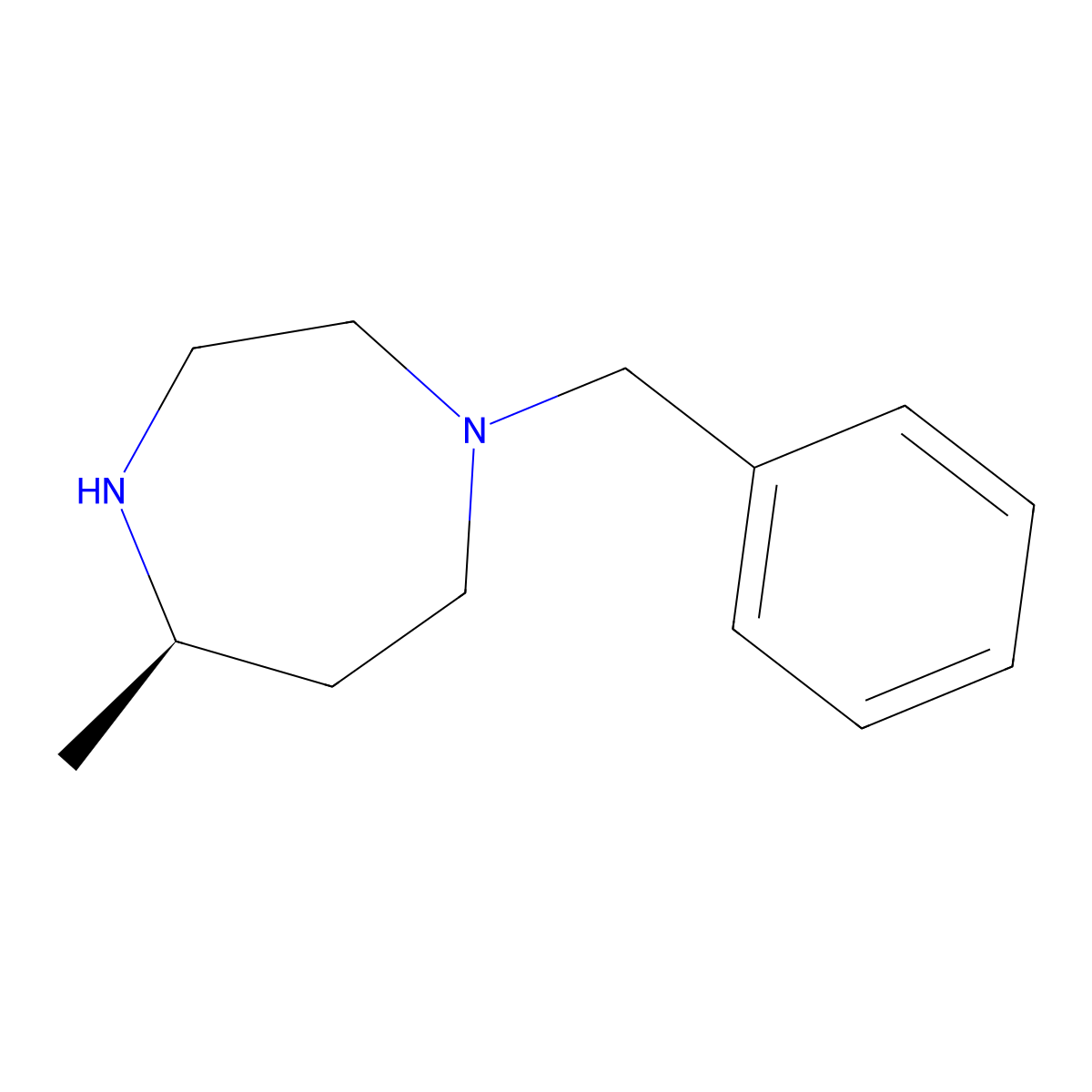 (5R)-1-Benzyl-5-methyl-1,4-diazepane molecular structure, CAS 1620097-06-4