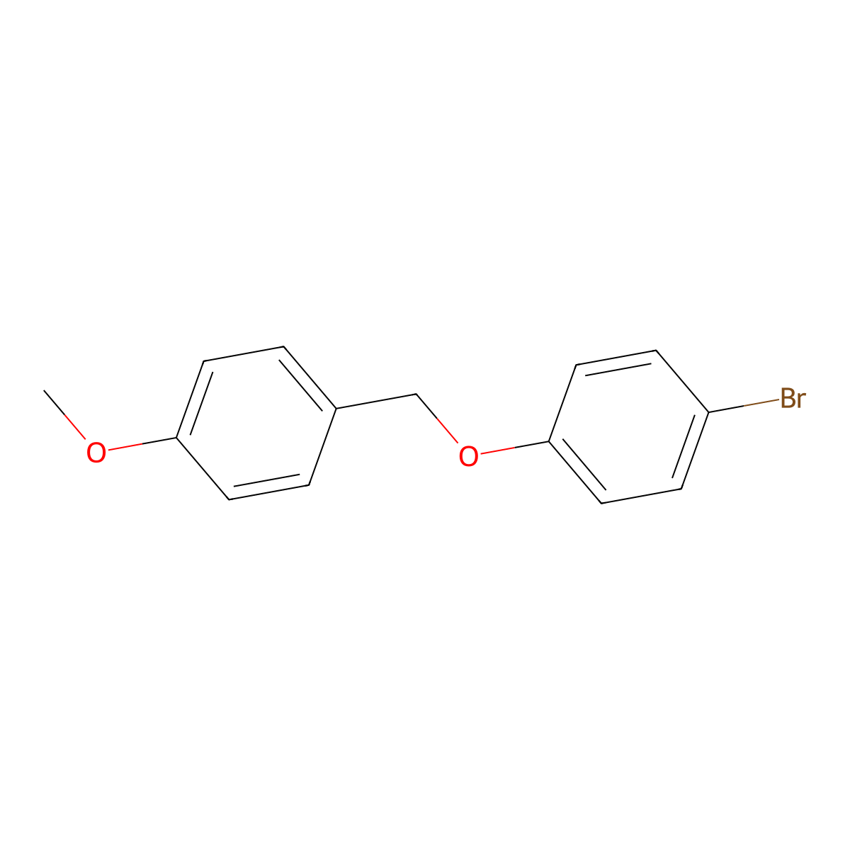 1-(4-Bromophenoxymethyl)-4-methoxybenzene molecular structure, CAS 16201-43-7