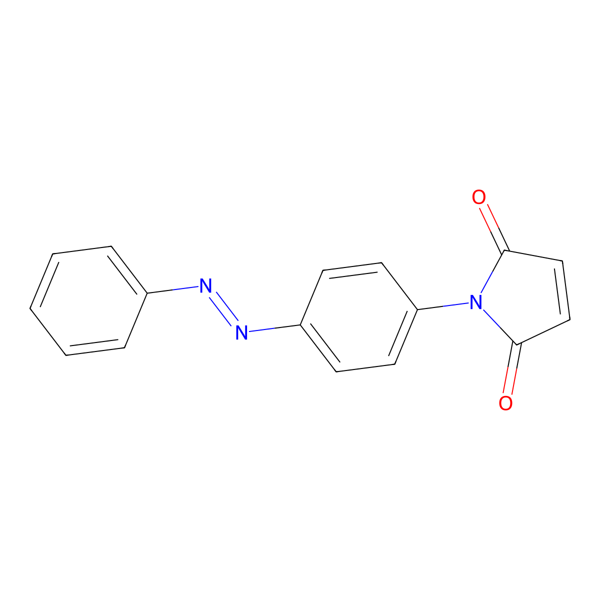 1-(4-(Phenylazo)phenyl)-1H-pyrrole-2,5-dione molecular structure, CAS 16201-96-0