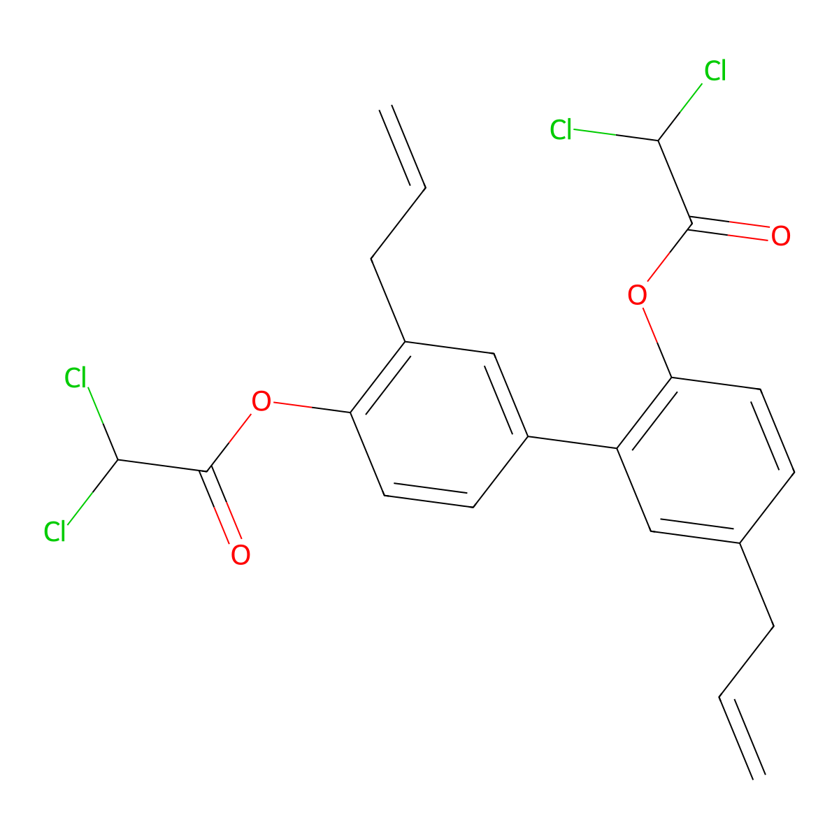 Honokiol DCA molecular structure, CAS 1620160-42-0