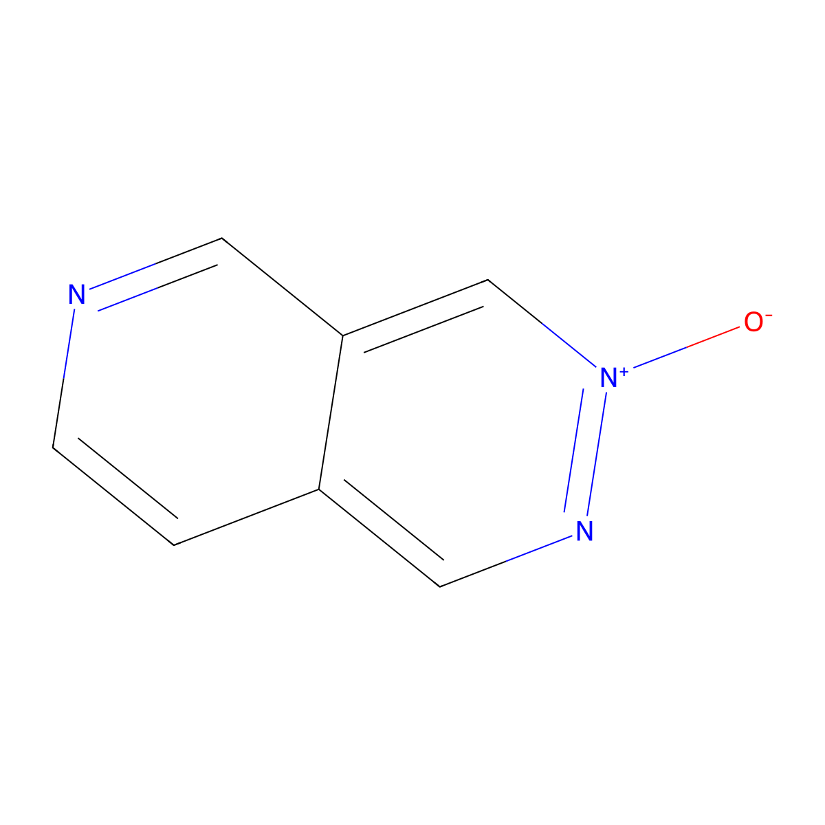Pyrido(3,4-d)pyridazine 3-oxide molecular structure, CAS 162022-86-8