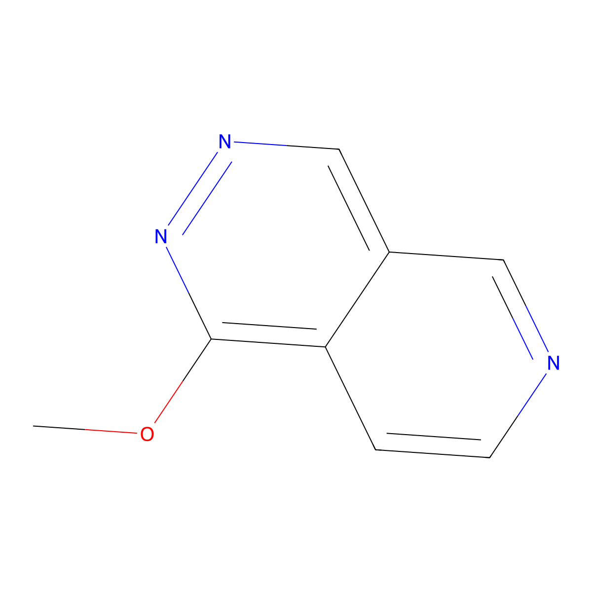 1-Methoxypyrido[3,4-d]pyridazine molecular structure, CAS 162022-90-4