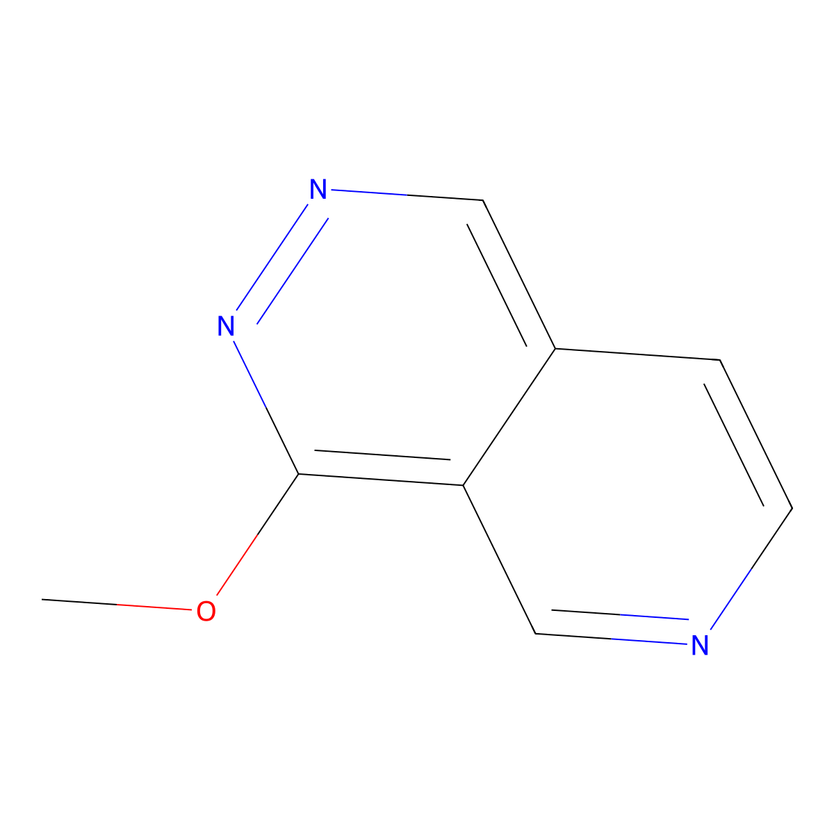 4-Methoxypyrido[3,4-d]pyridazine molecular structure, CAS 162022-91-5
