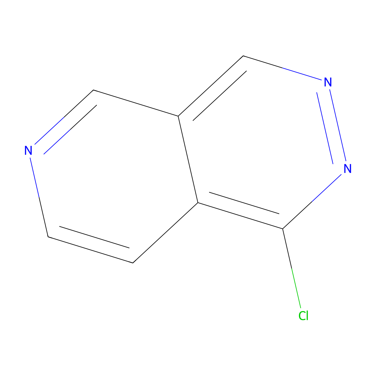 1-Chloropyrido[3,4-d]pyridazine molecular structure, CAS 162022-92-6