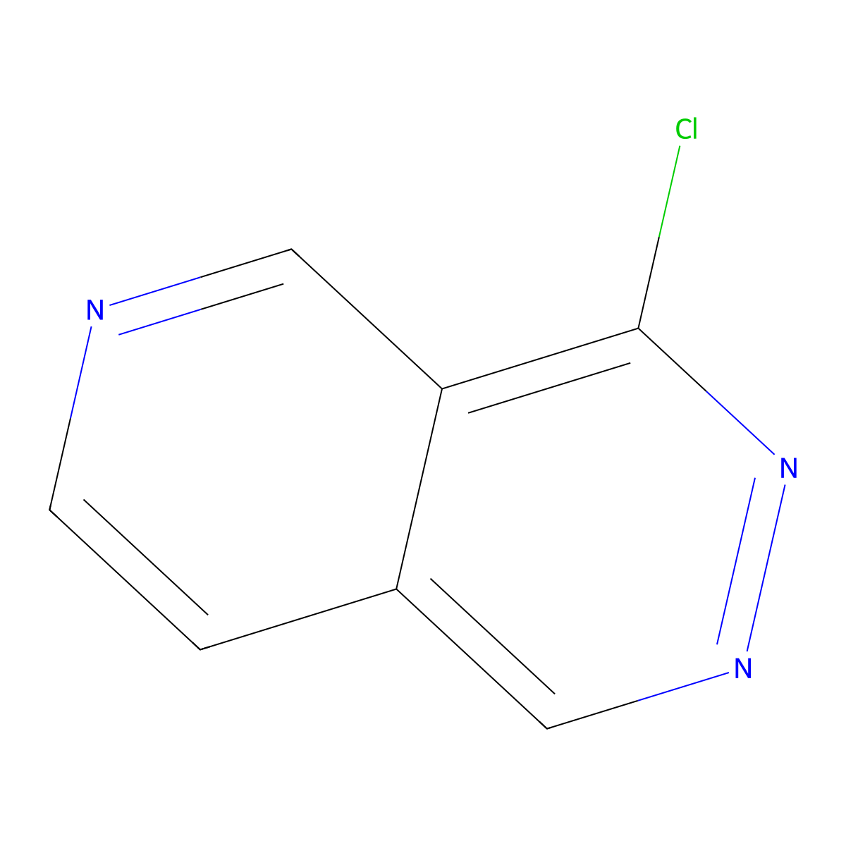 4-Chloropyrido[3,4-d]pyridazine molecular structure, CAS 162022-93-7