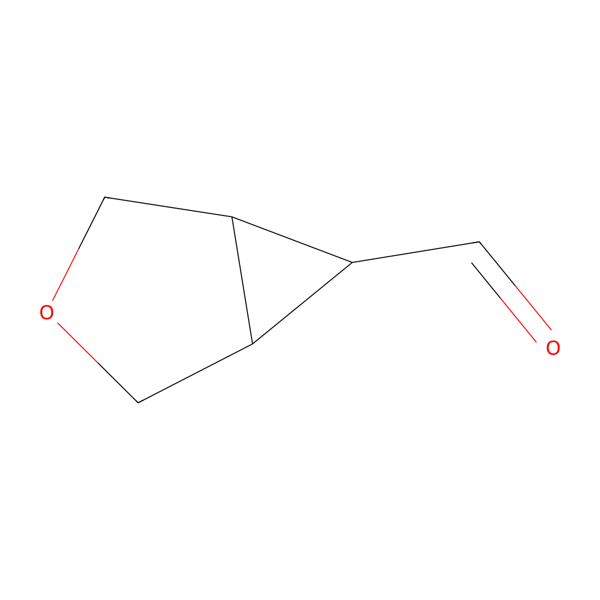 3-Oxabicyclo[3.1.0]hexane-6-carbaldehyde molecular structure, CAS 1620450-96-5