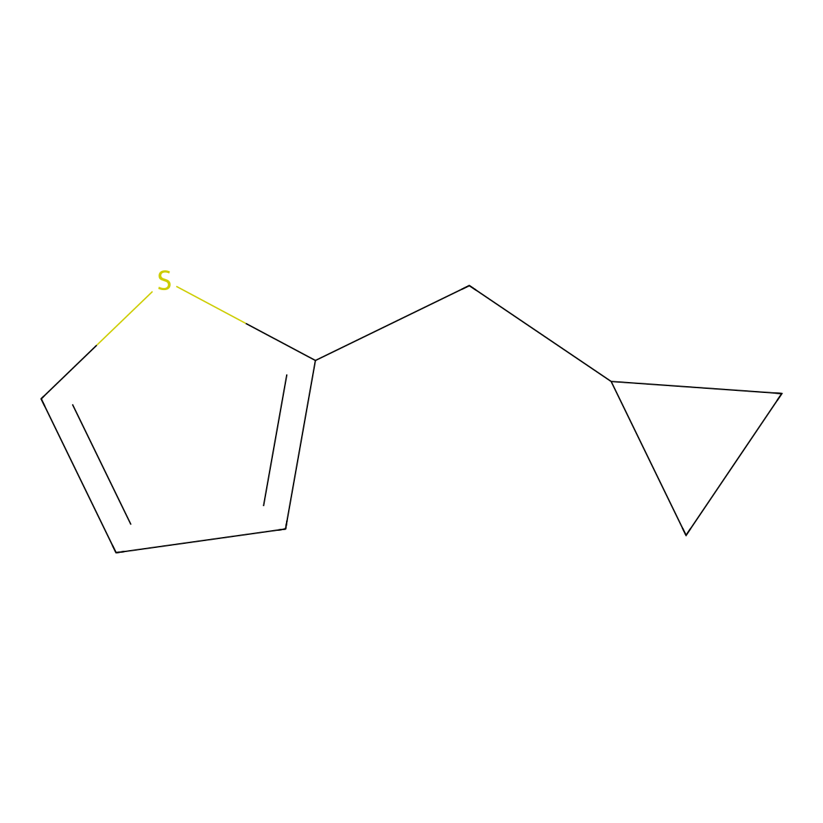 2-(Cyclopropylmethyl)thiophene molecular structure, CAS 1620453-82-8