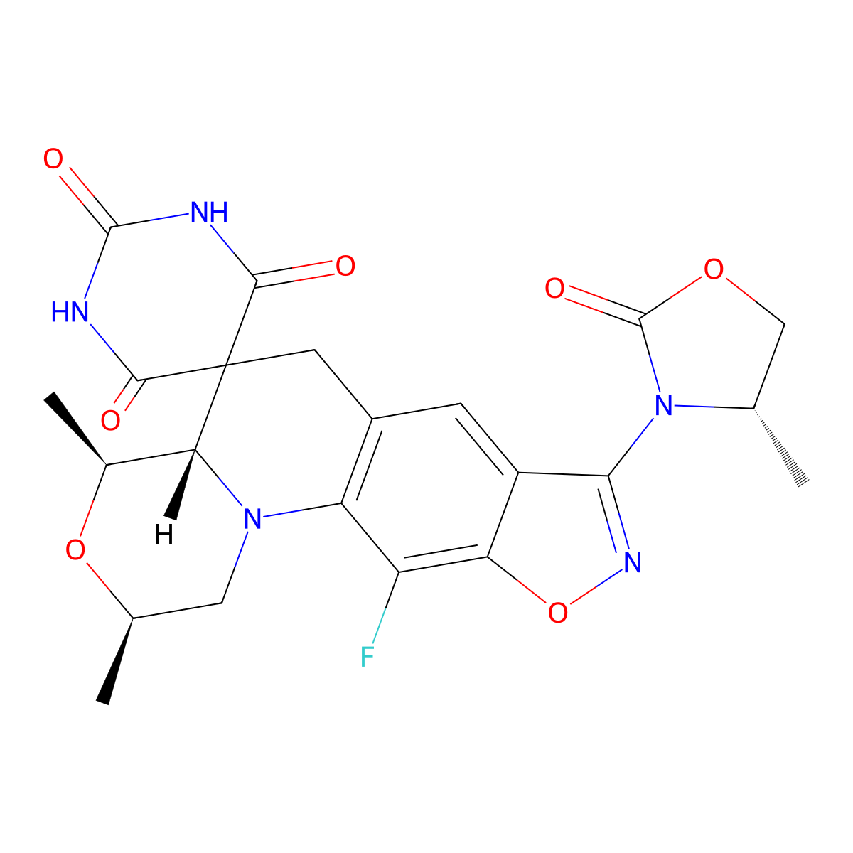 Zoliflodacin molecular structure, CAS 1620458-09-4