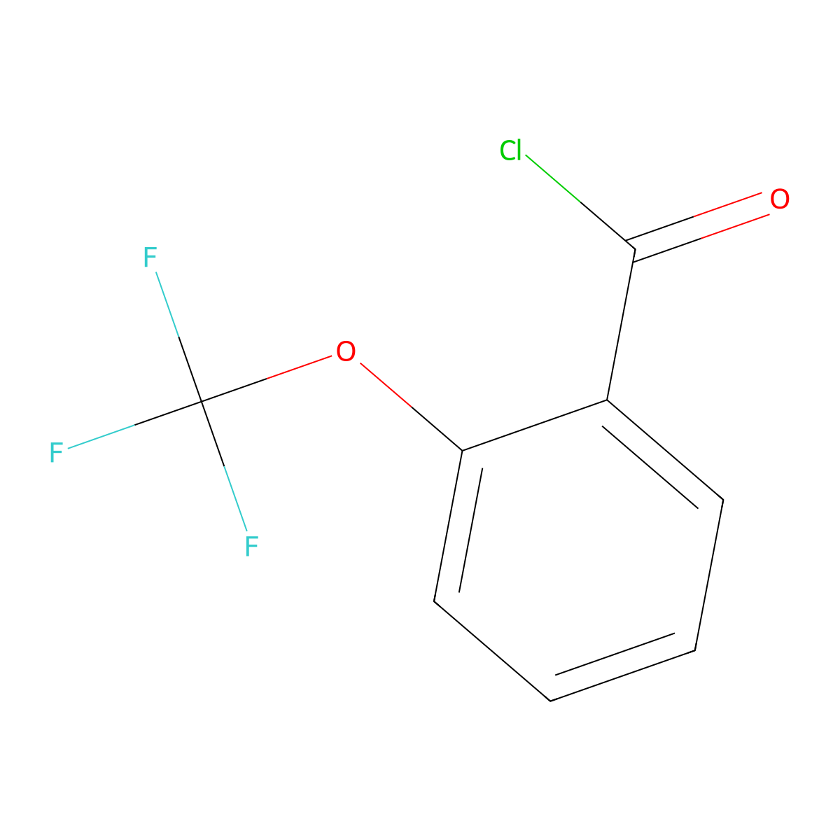 2-(Trifluoromethoxy)benzoyl Chloride molecular structure, CAS 162046-61-9