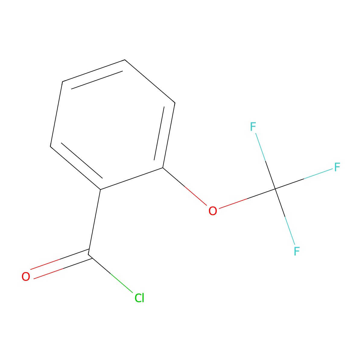 2-(Trifluoromethoxy)benzoyl Chloride molecular structure, CAS 162046-61-9