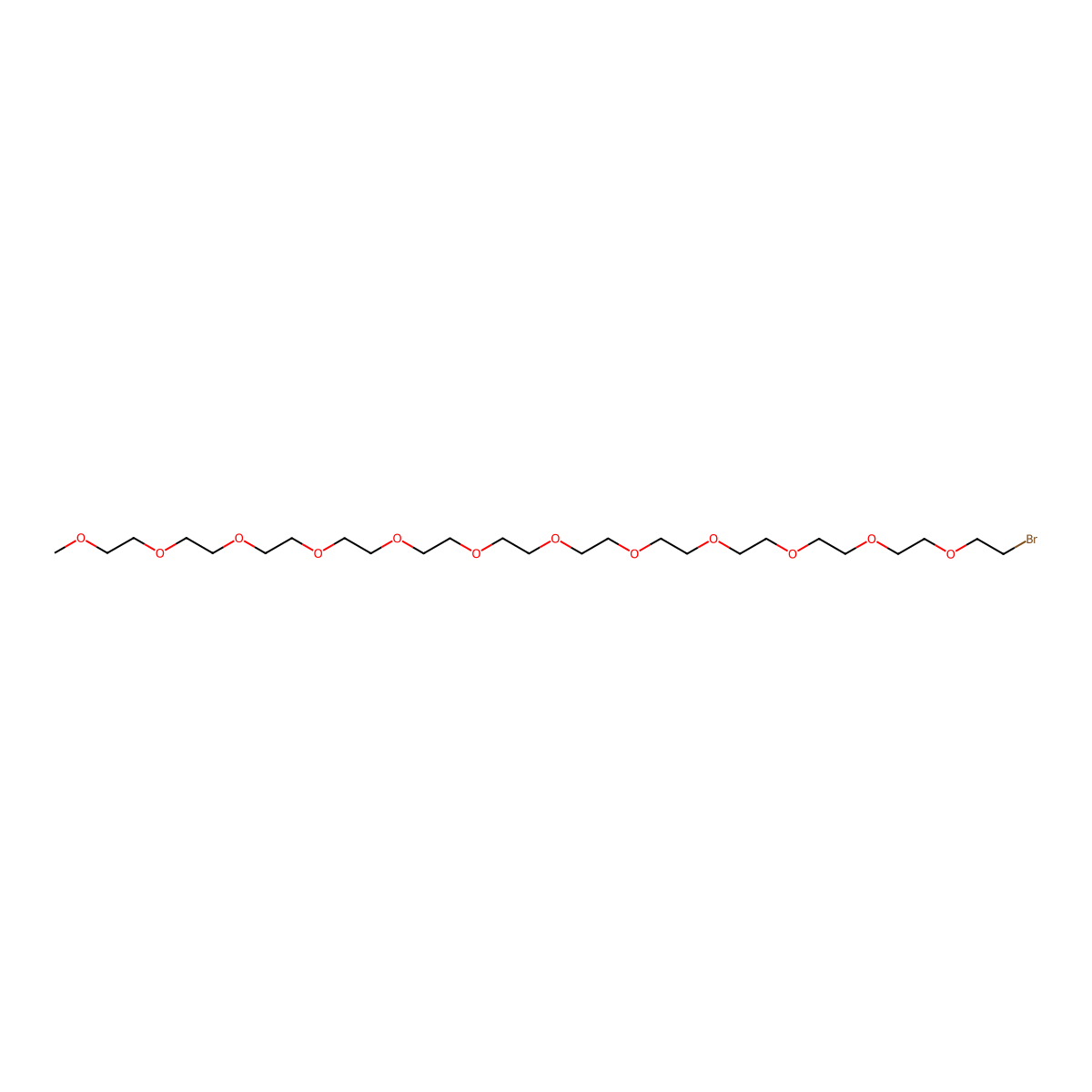 mPEG12-Br molecular structure, CAS 1620461-89-3