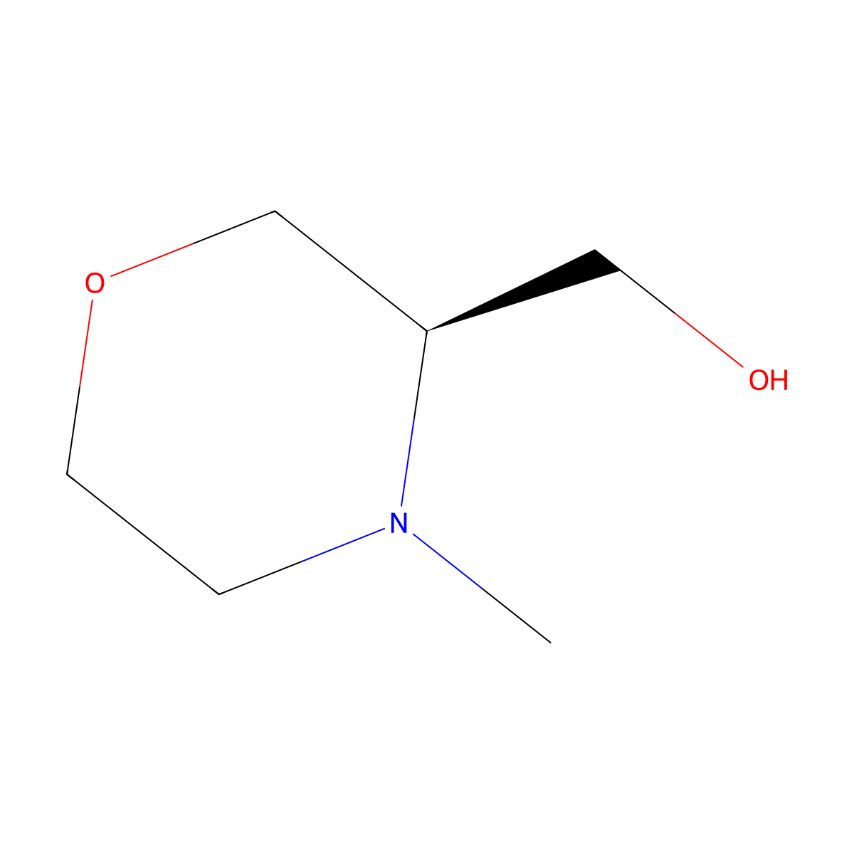 (R)-(4-Methylmorpholin-3-yl)methanol molecular structure, CAS 1620510-51-1