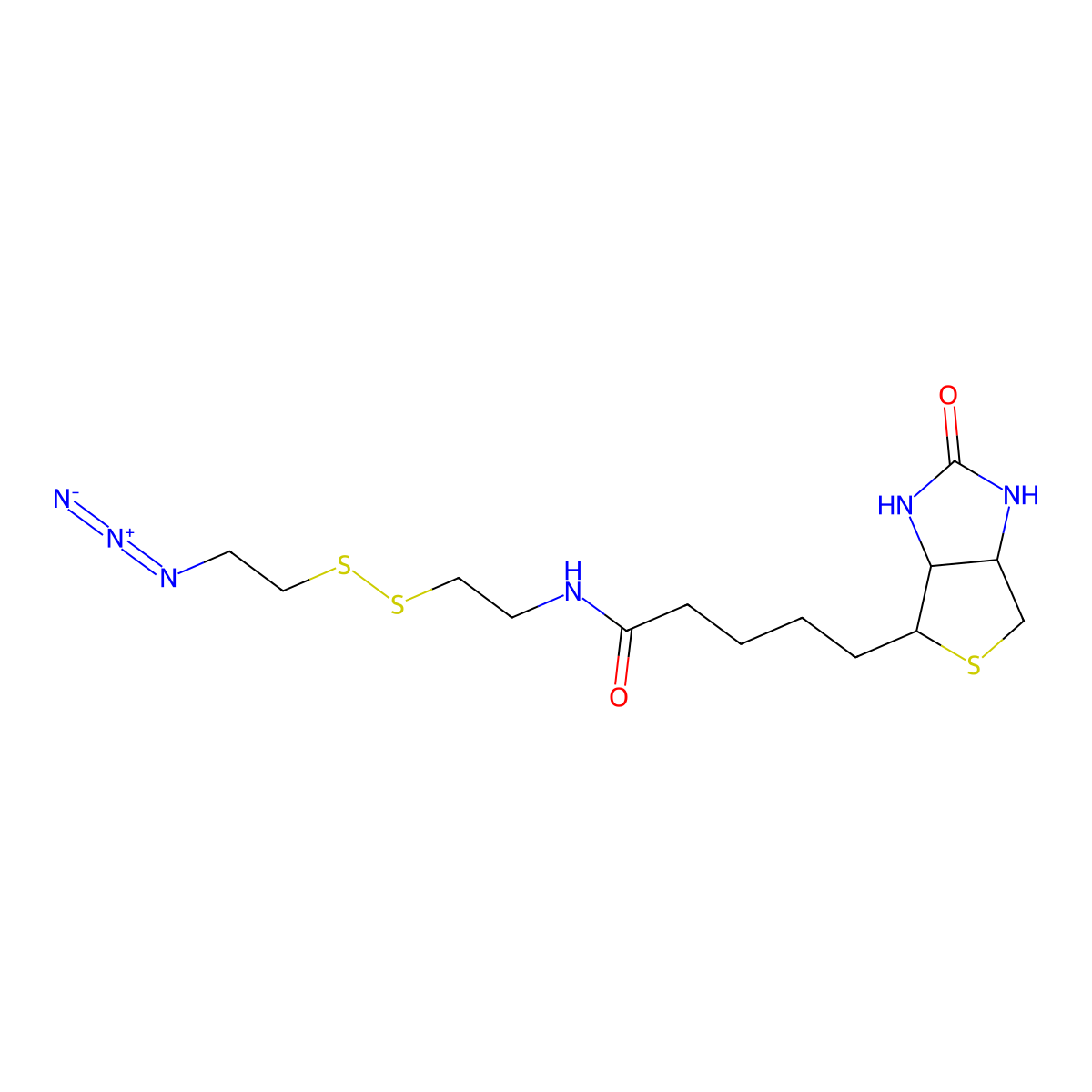 Azide-SS-biotin molecular structure, CAS 1620523-64-9