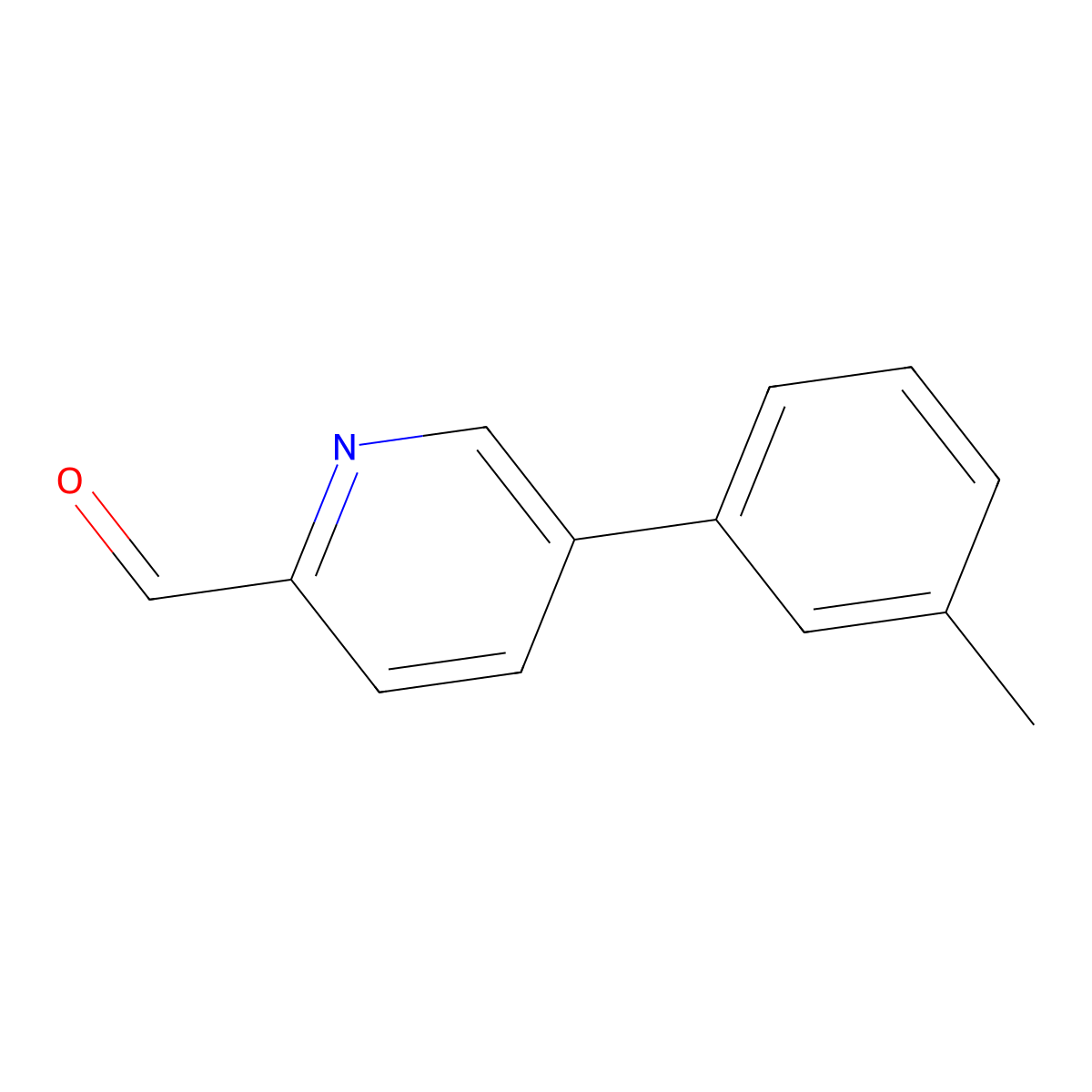 5-(m-Tolyl)picolinaldehyde molecular structure, CAS 1620570-33-3