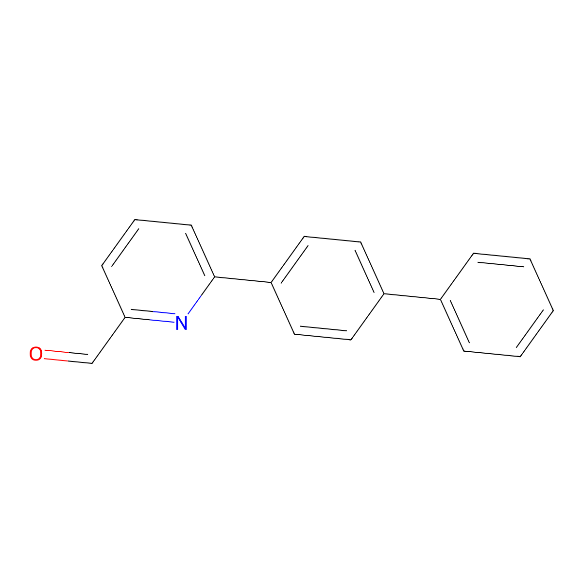 6-[1,1'-Biphenyl]-4-yl-2-pyridinecarboxaldehyde molecular structure, CAS 1620570-47-9